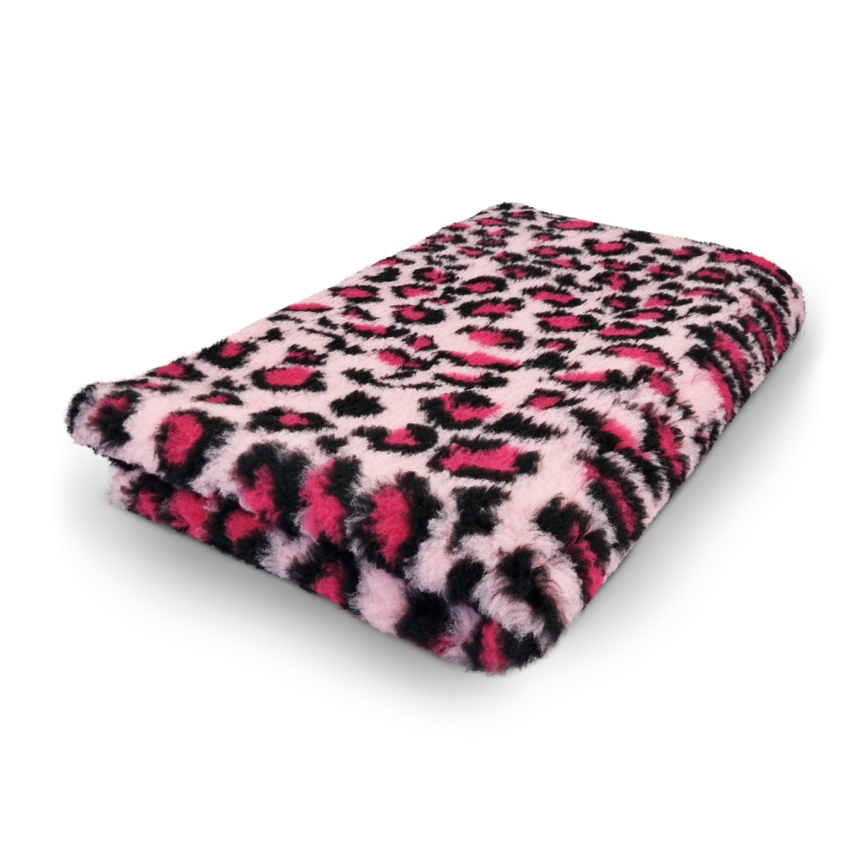 1 STÜCK ANTI RUTSCH HUNDEMATTE VET-BED LEOPARD ROSA II 100X150CM