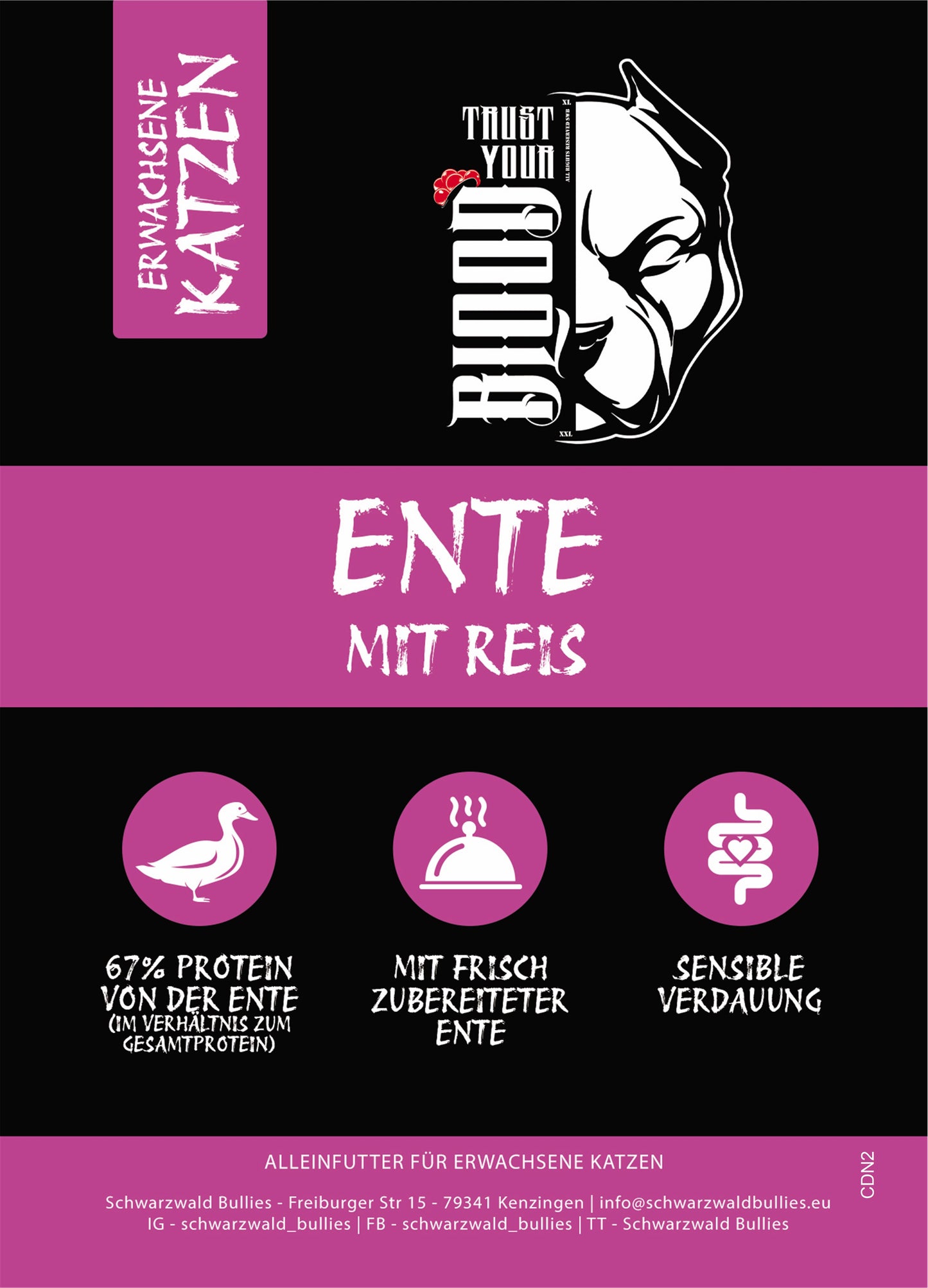 2Kg TRUST YOUR BLOOD ENTE MIT REIS
