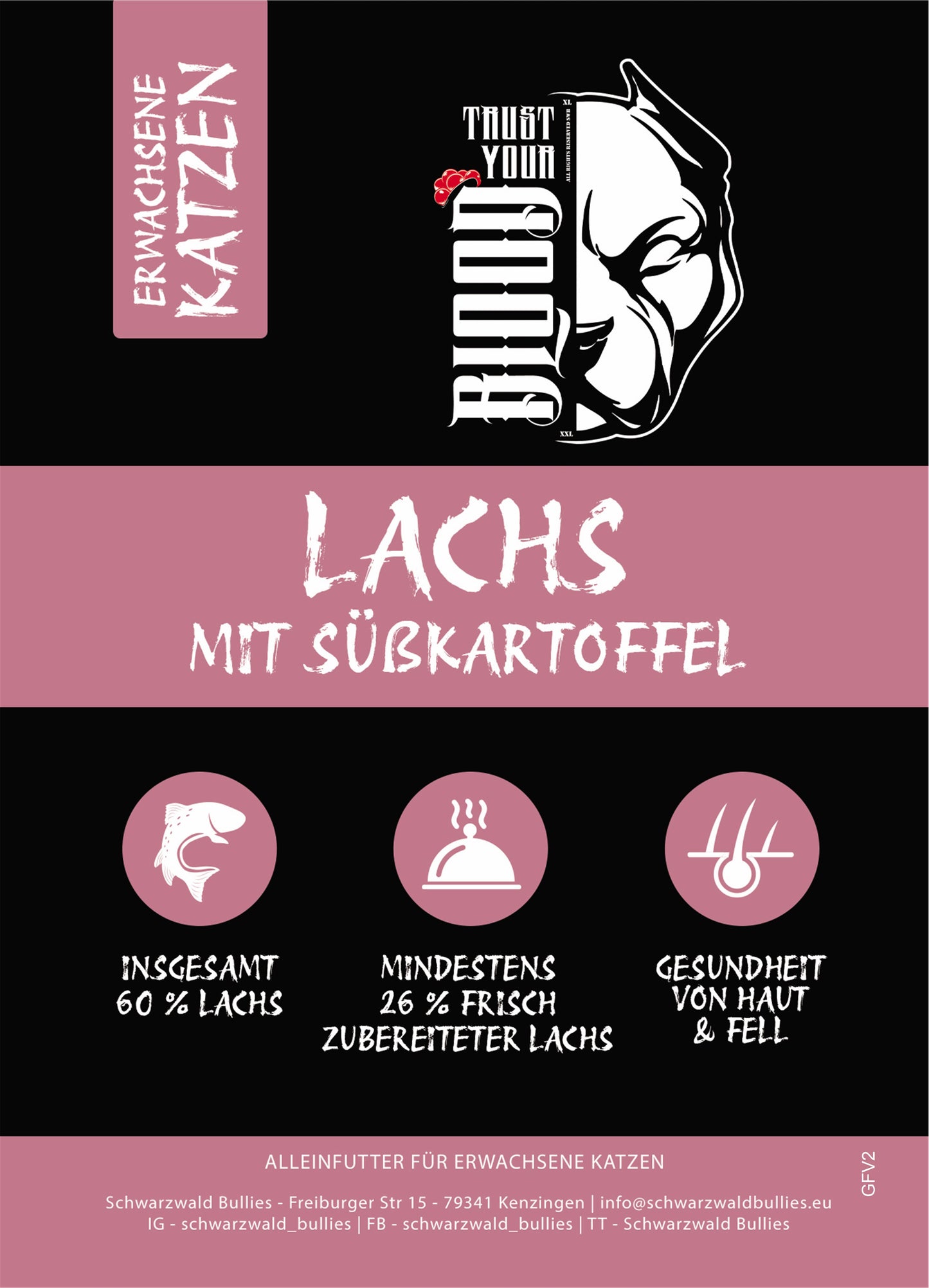 2Kg TRUST YOUR BLOOD LACHS MIT SÜßKARTOFFEL