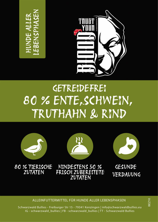 TRUST YOUR BLOOD 80/20 ENTE ADULT + WELPEN