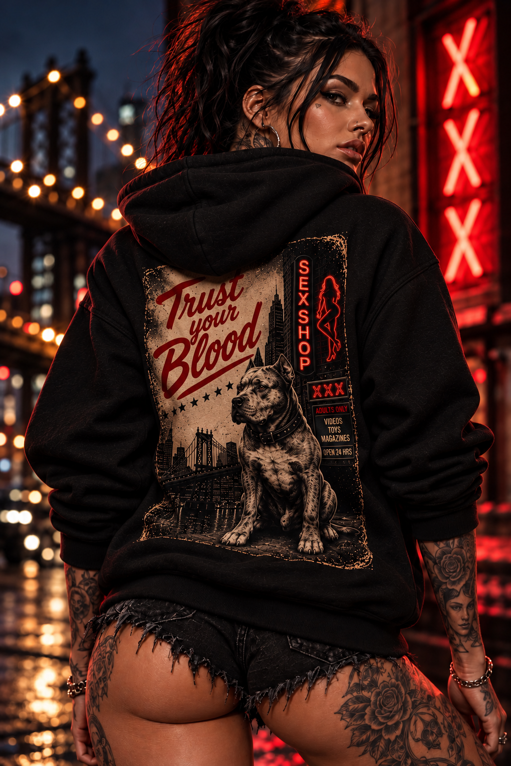 TRUST YOUR BLOOD HOODIE THEME XXX TRUST YOUR BLOOD